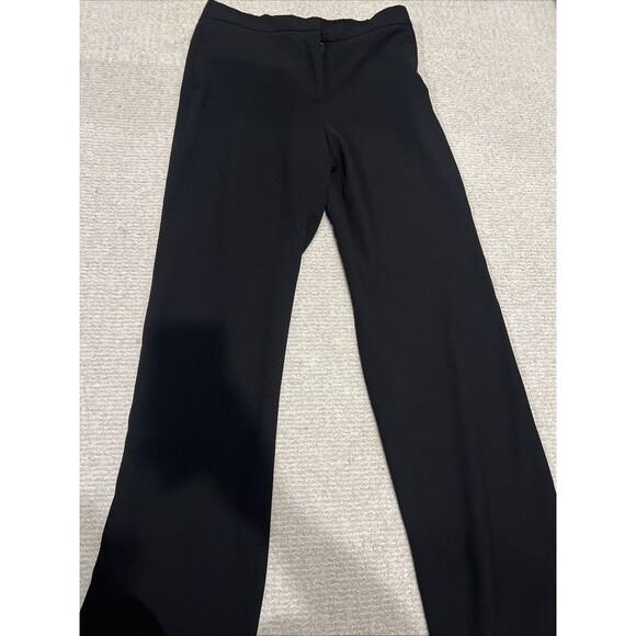 H&M Womens Black Wide Leg Flared Dress Pants Size 8 Work - Picture 1 of 6